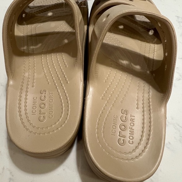 Crocs Kids Tan Sandals - Picture 6 of 8
